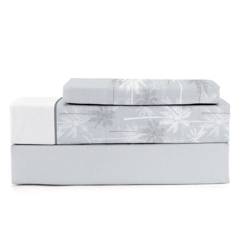 Merit comfort summer bed sheet set with pillow case 3f plain-null
