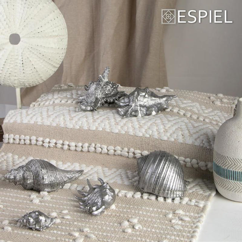 Espiel polyresin shell - silver, , medium-null