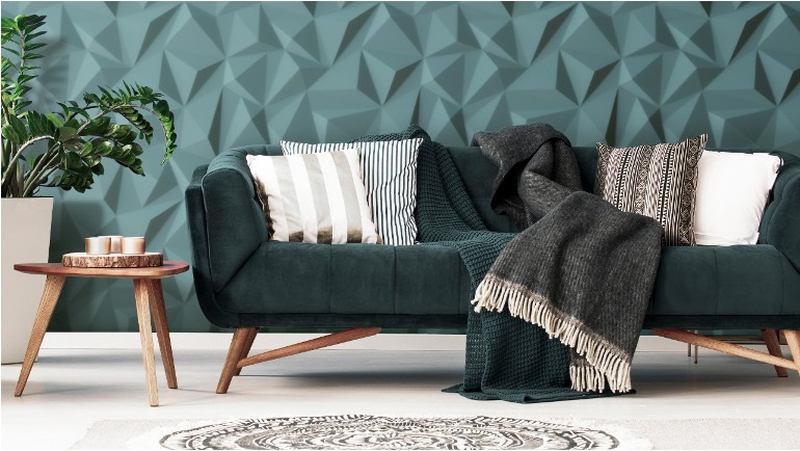 Beautywall wall 3d plaster panel vertex 60x60cm 4pcs, , medium-null