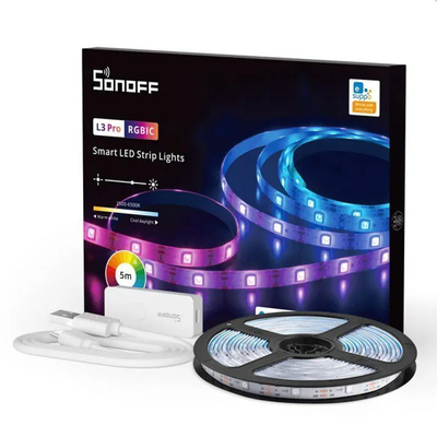 Sonoff smart led light strip rgbic outdoor ip54 Wi-Fi/bt l3-5m-p, , medium