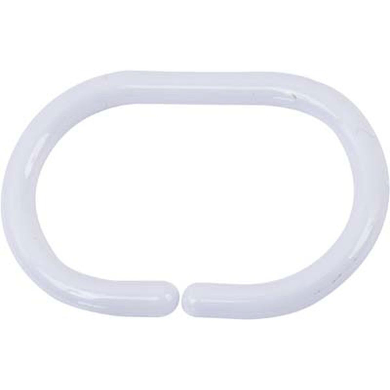 Tendance set 12pcs shower curtain rings white, , medium image number null