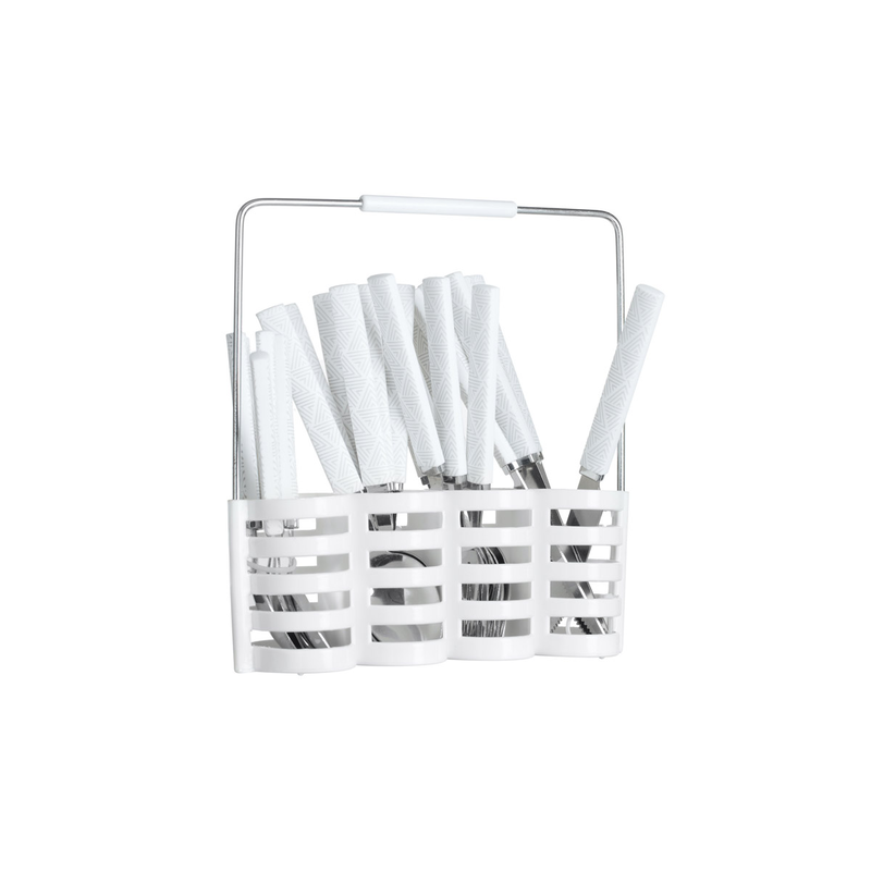 Cutlery set 25pcs white image number null