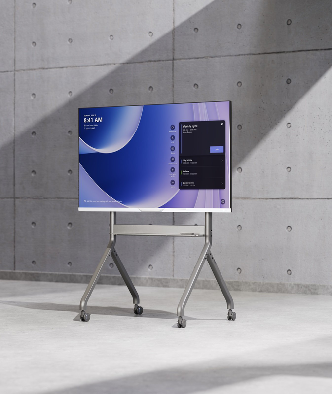 Nbmounts p220 motorized TV trolley up to 90'' 1.75m 90kg with wireless remote & touchpad, , medium-null