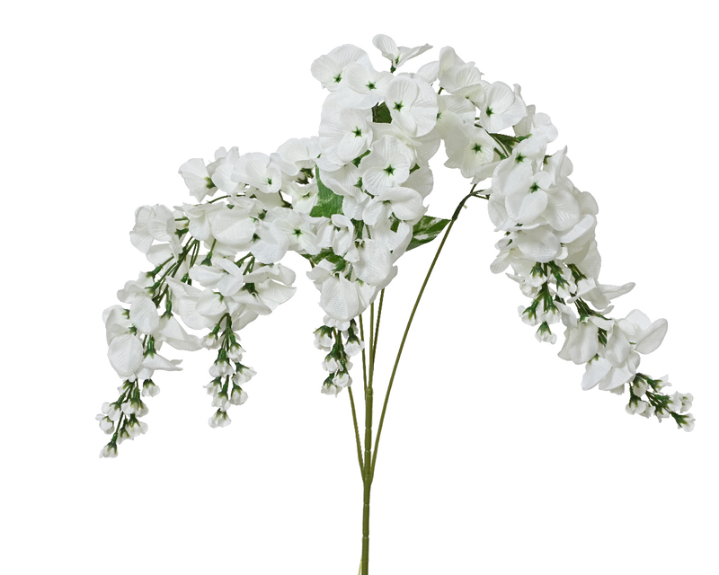 Product image: Wisteria on stem cream with leaf, , medium-null