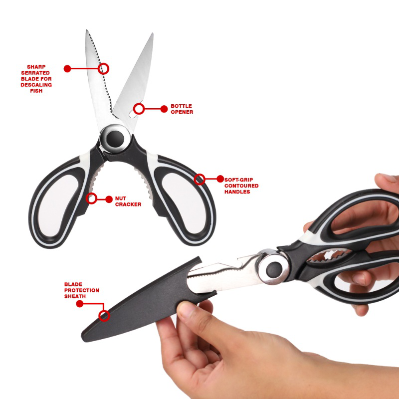 Dekton kitchen scissors 8in, , medium-null