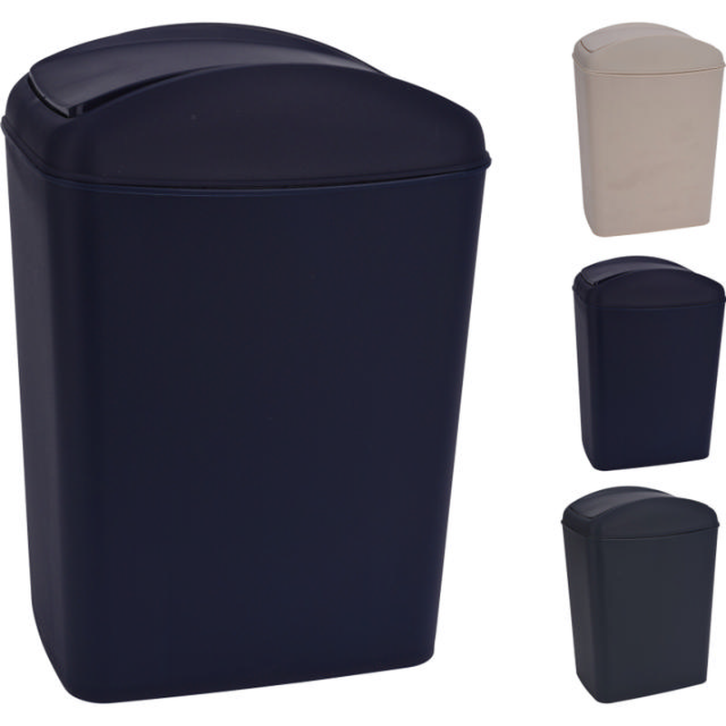 Swing lid waste bin 5l - assorted colors, , medium-null