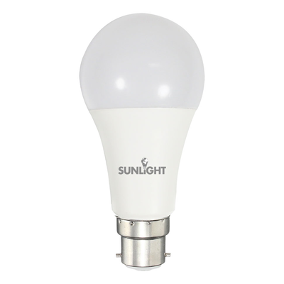 Sunlight led 15w a65 lamp b22 1521lm 6500k frosted, , medium