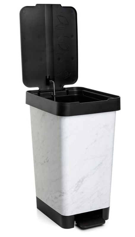 Product image: Tatay marble pedal bin 25l, , medium-null