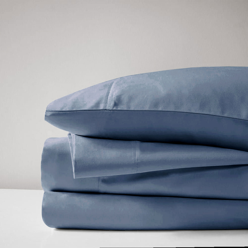 Ionion μαξιλαροθηκη solids 2tmx 52x72cm denim, , medium-null
