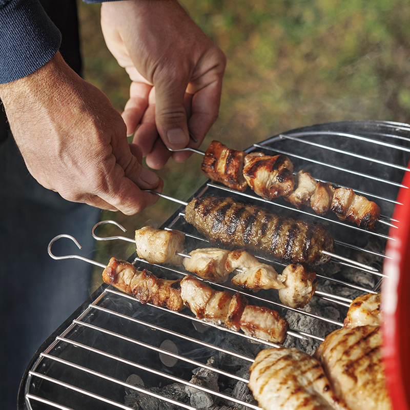 Product image: Nava bbq guru stainless steel round wire skewer set of 6pcs 22cm, , medium-null