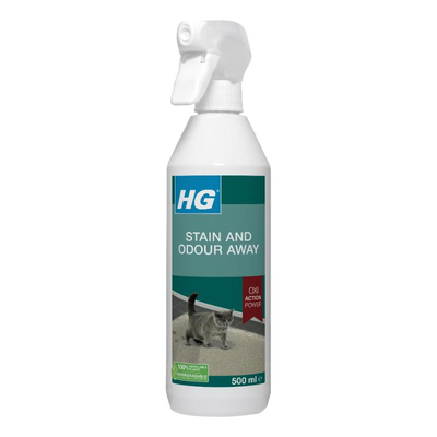 Hg καθαριστικο λεκεδων και οσμων απο γατες 500ml, , medium