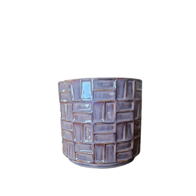 Vic ceramic pot 7x7cm - purple, , medium