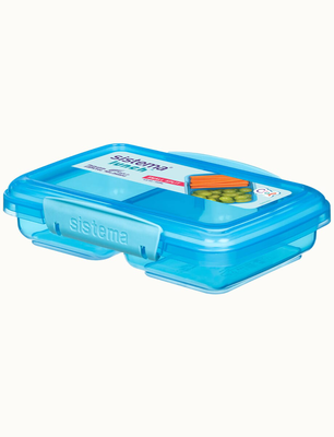Sistema lunch small split 350ml 41518 *see 1518*, Blue,pink,teal, medium