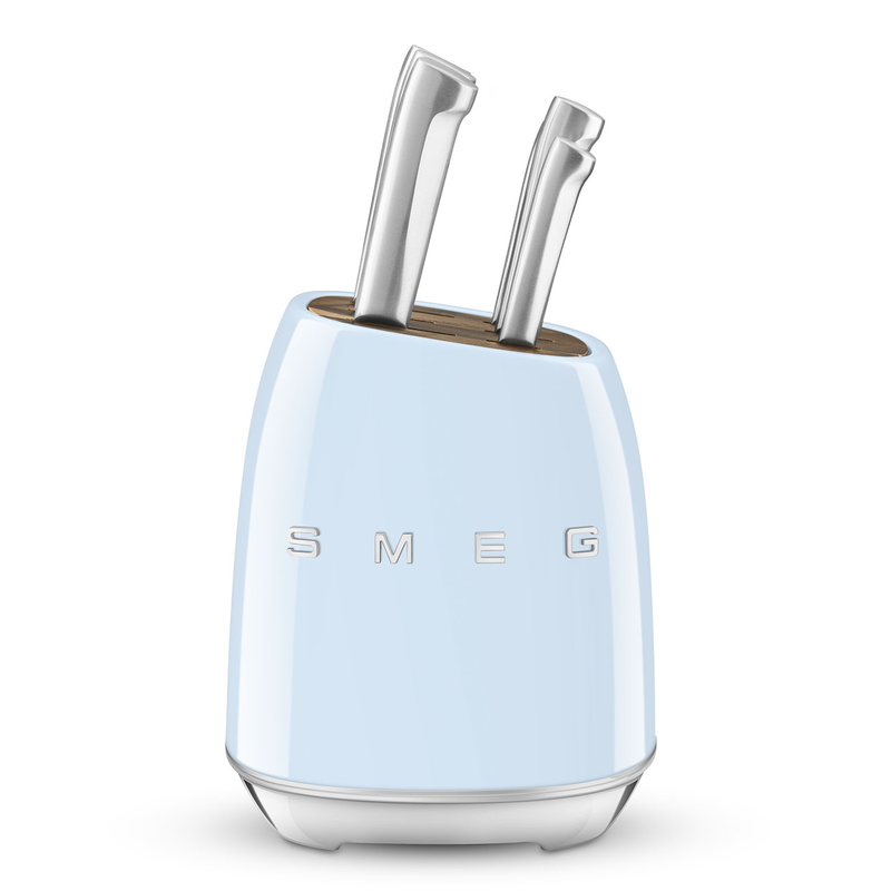 Smeg knife block 50's style pastel blue kbsf02pb, , medium-null