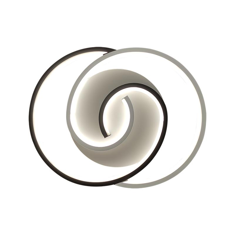 Sunlight led 38w ceiling light with remote control sand black+white dimmable 2152lm cct 120° ip20, , medium-null