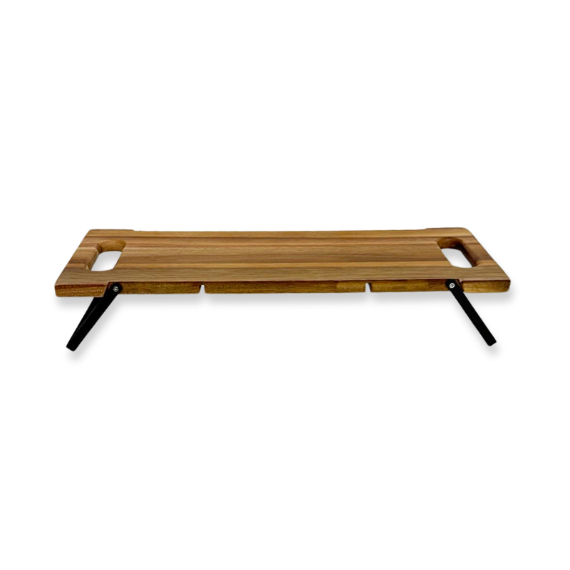 Wooden stand tray-platter-null