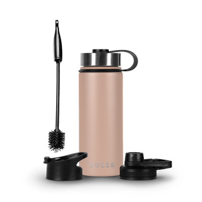 Dozze cruiser water bottle, Peach Pink, medium
