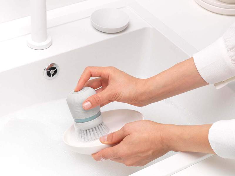 Product image: Brabantia soap dispenser brush light grey, , medium-null