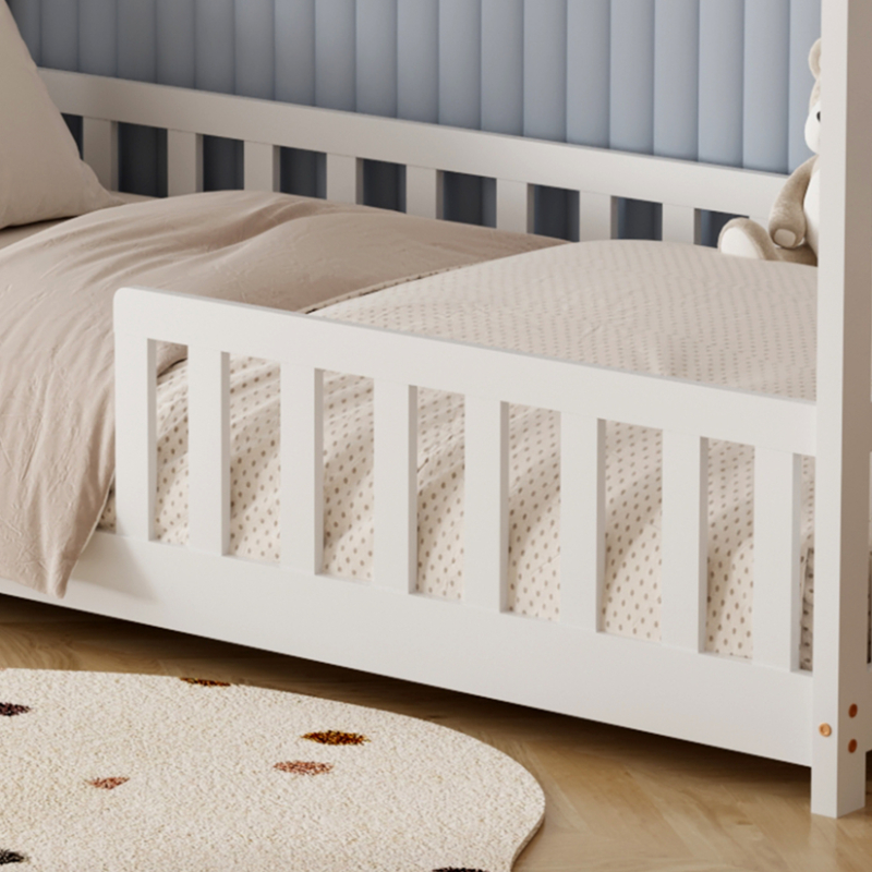 Fence kid bed 90x190cm - white, , medium-null