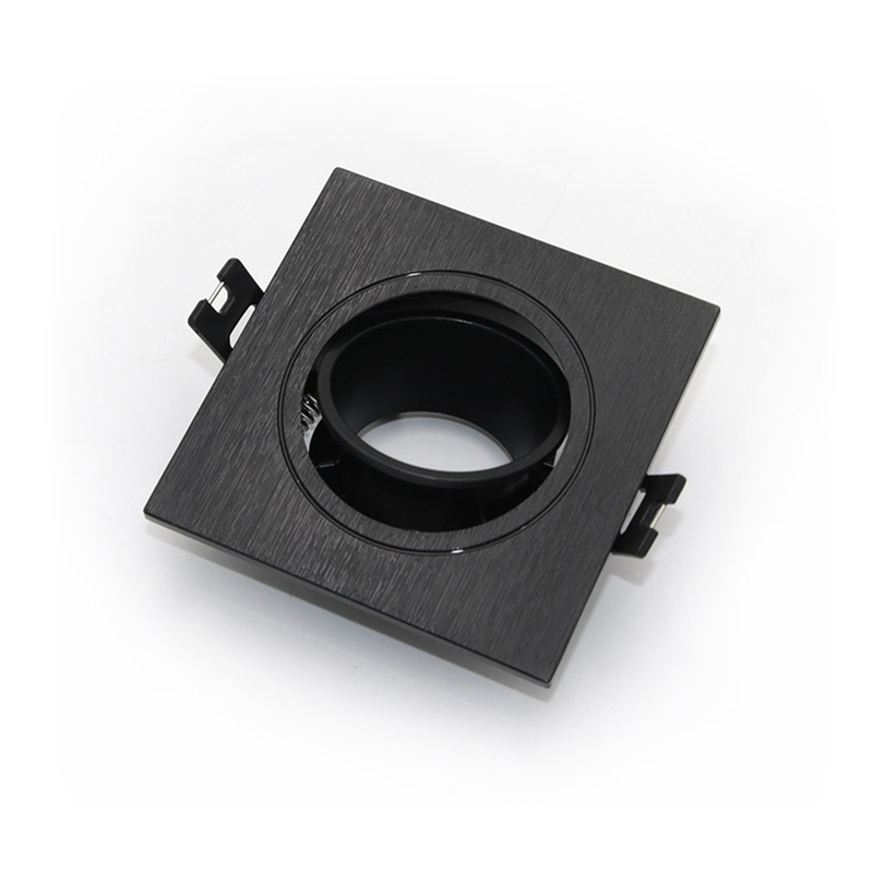 Spotlight gu10 φ90 square black-null