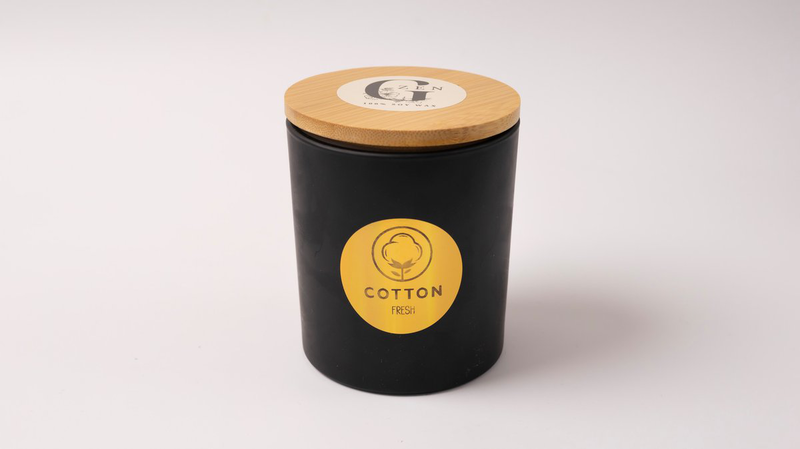 Soy scented  candle | 400gr | Cotton-null