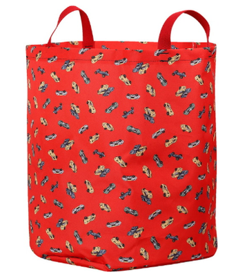 Toy bin organize toys bag fast race, Red, medium