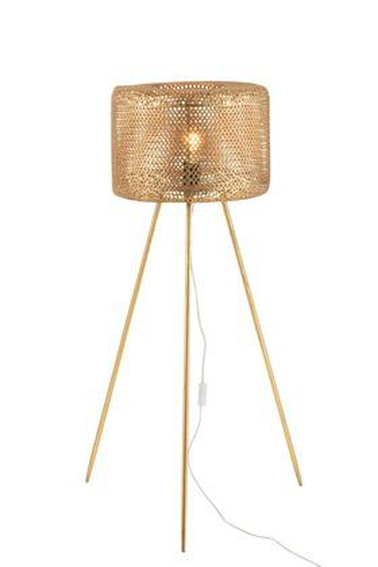 Lamp tripod gold, , medium-null