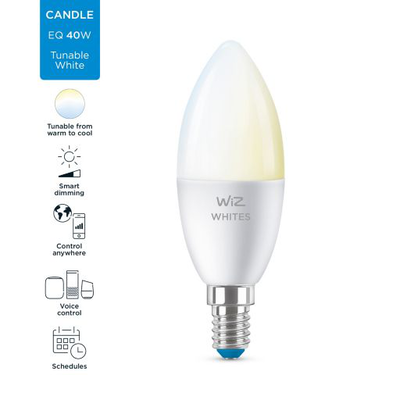 Wiz wi fi ble 40w c37 e14, , medium