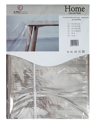 Tablecloth clear 150x260cm oblong, , medium