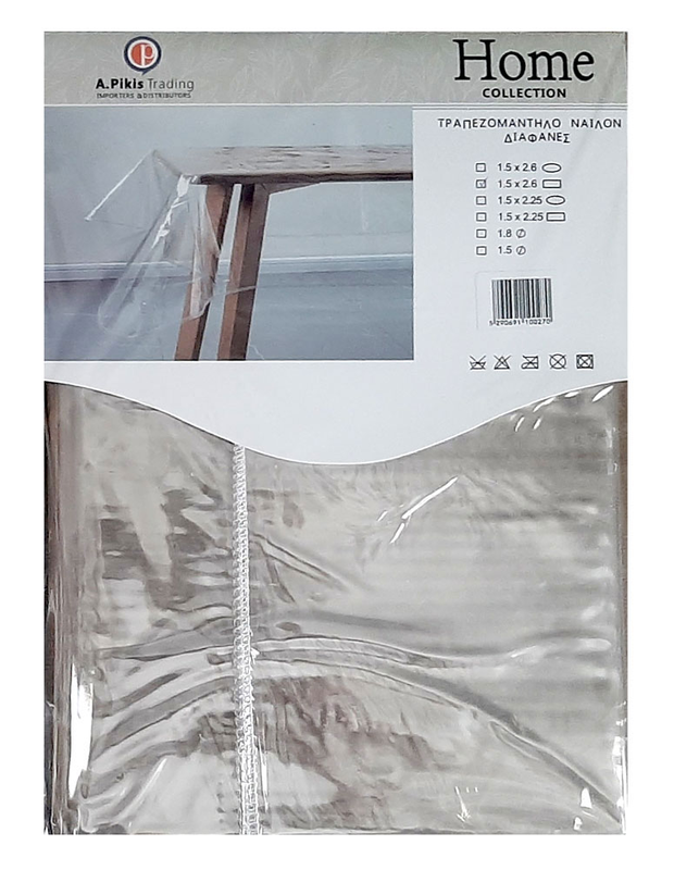 Tablecloth clear 150x260cm oblong, , medium-null