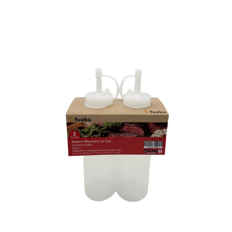 Product image: Fuoko squeeze bottle 350ml 2pcs, , medium-null