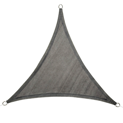 Shade sail triangle 3.6x3.6x3.6m hdpe anthracite 180gr/m2