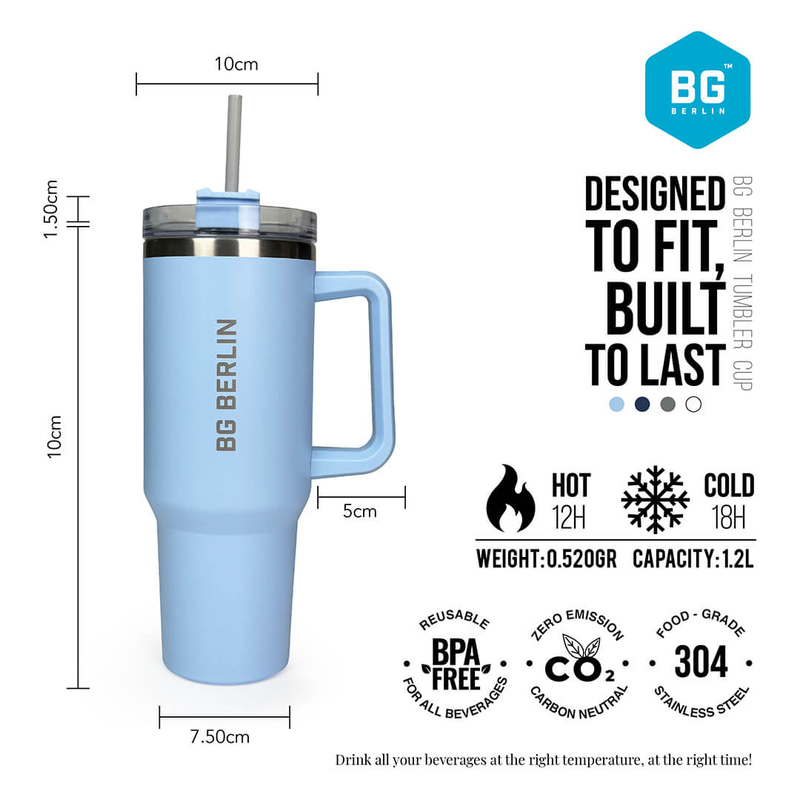 Bg berlin tumbler 1.2l, light blue image number null