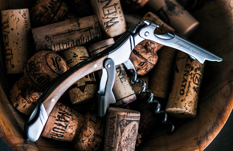 Laguiole luxury line corkscrew olive wood, , medium-null