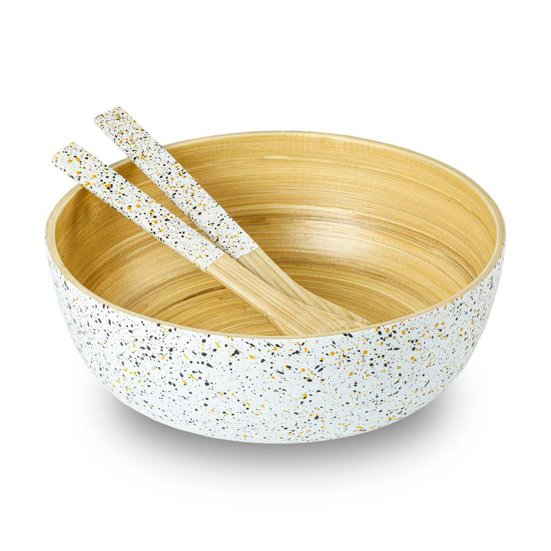 Bamboo salad tongs image number null