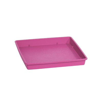 Viomes square plate 17x17x2cm rose, , medium