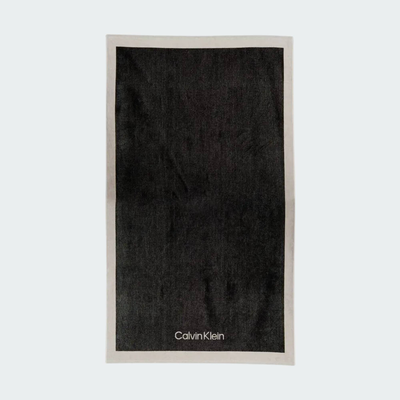 Towel, Black, medium