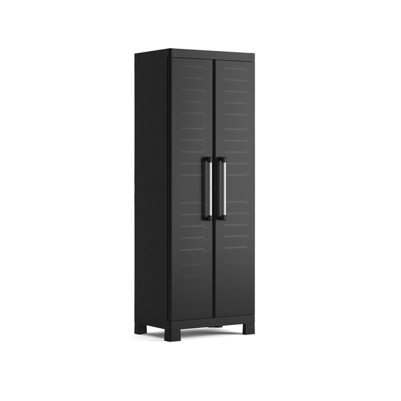 Keter detroit utility cabinet with 4 shelves black, , medium image number null