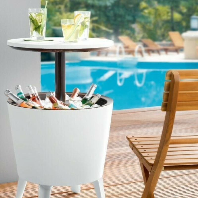 Product image: Keter cool bar 3σε1 τραπεζάκι & ψύκτης ποτών εξωτερικού χώρου με χωρητικότητα κάδου 30l, άσπρο, , medium-null