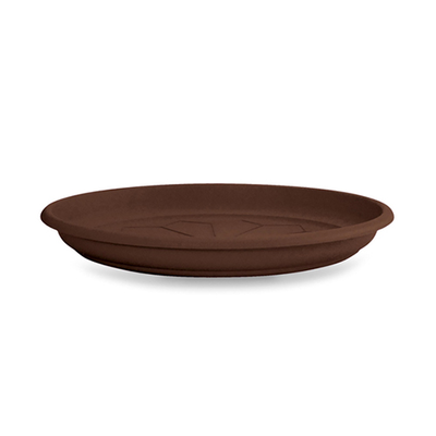 Veca plastic plate round 20cm bronze, , medium