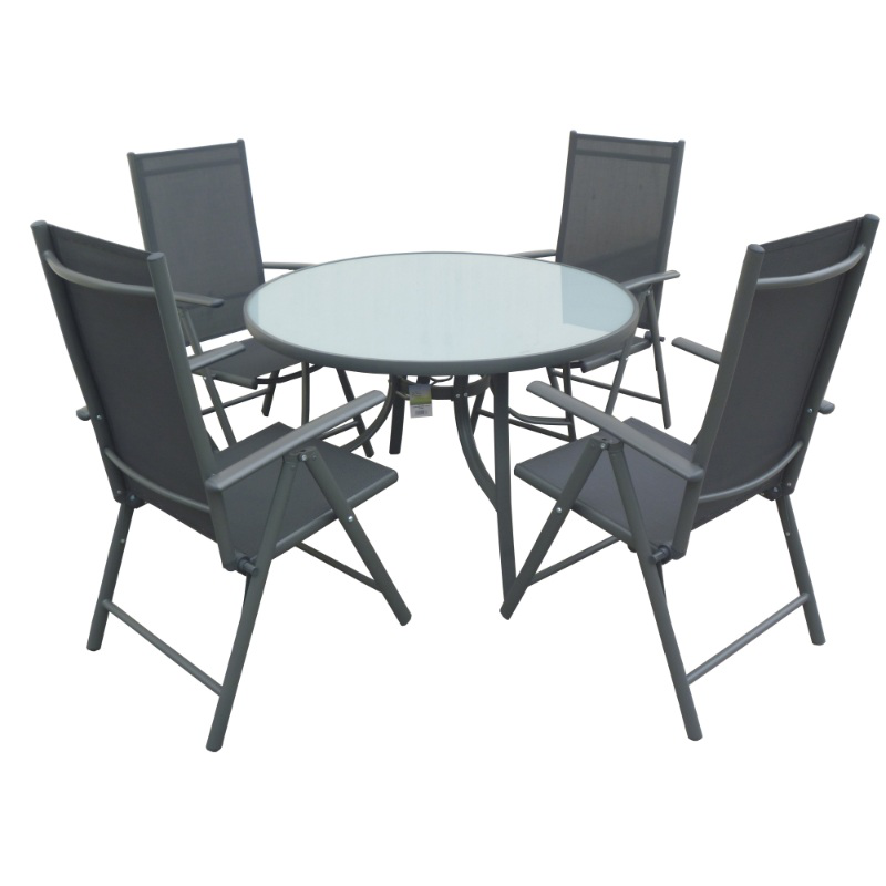 Product image: Valeria καρεκλα εξωτερικου χωρου 65.5x56x107cm - γκρι, , medium-null