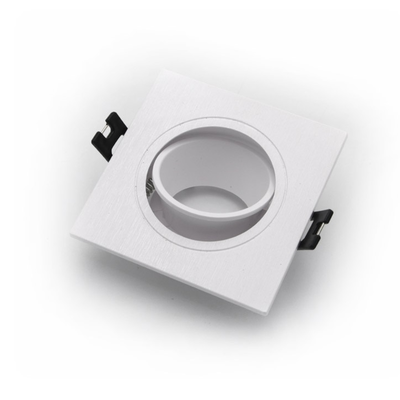 Spotlight gu10 φ90 square white, White, medium