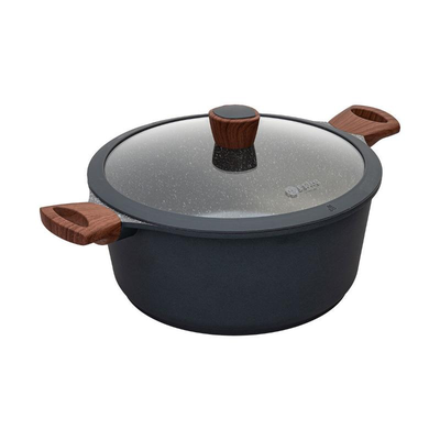 Estia stone casserole with lid 28cm