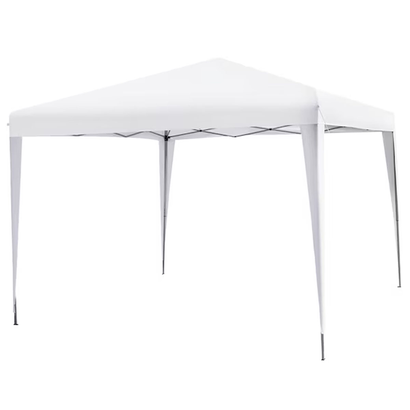 L.h garden folding gazebo 3x3x2.55m white, , medium-null