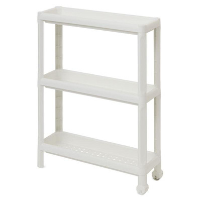 Dea tina trolley with 3 shelves - white, , medium