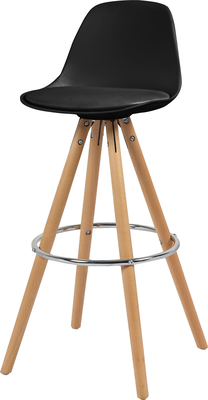 Vera bar stool seat - black, , medium