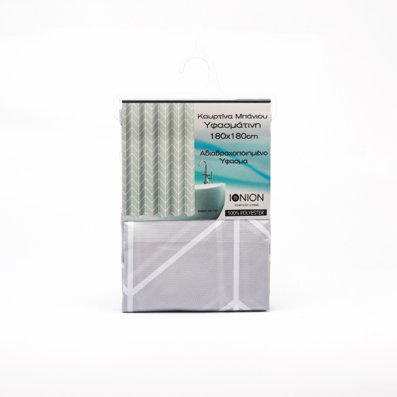 Shower curtain 180x180cm - arrows, , medium-null