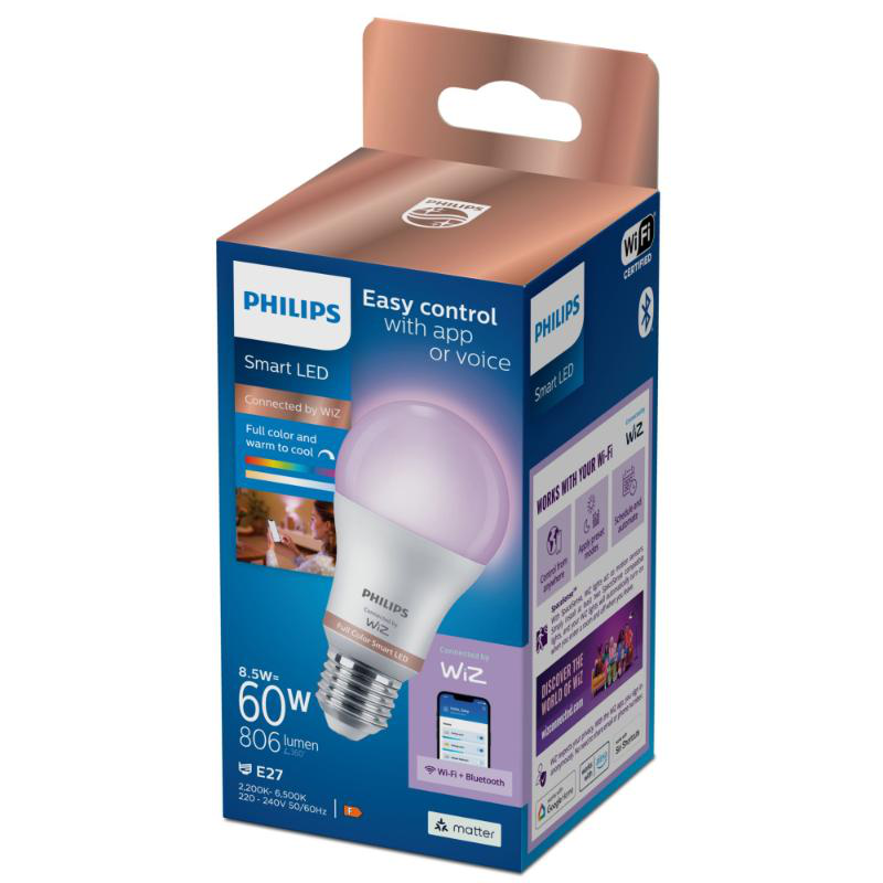 Philips &lambda;&alpha;&mu;&pi;&tau;&eta;&rho;&alpha;&sigmaf; wfb 60w e27 rgb-null