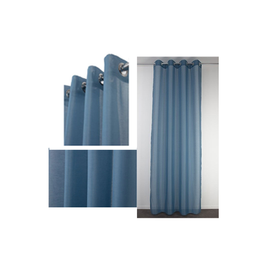 Ready curtain 140x280cm pepita light blue, Light Blue, medium