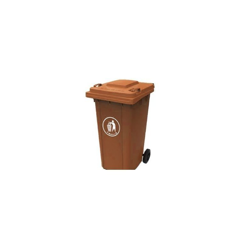 Product image: Πλαστικός κάδος απορριμμάτων 120l - καφέ, , medium-null